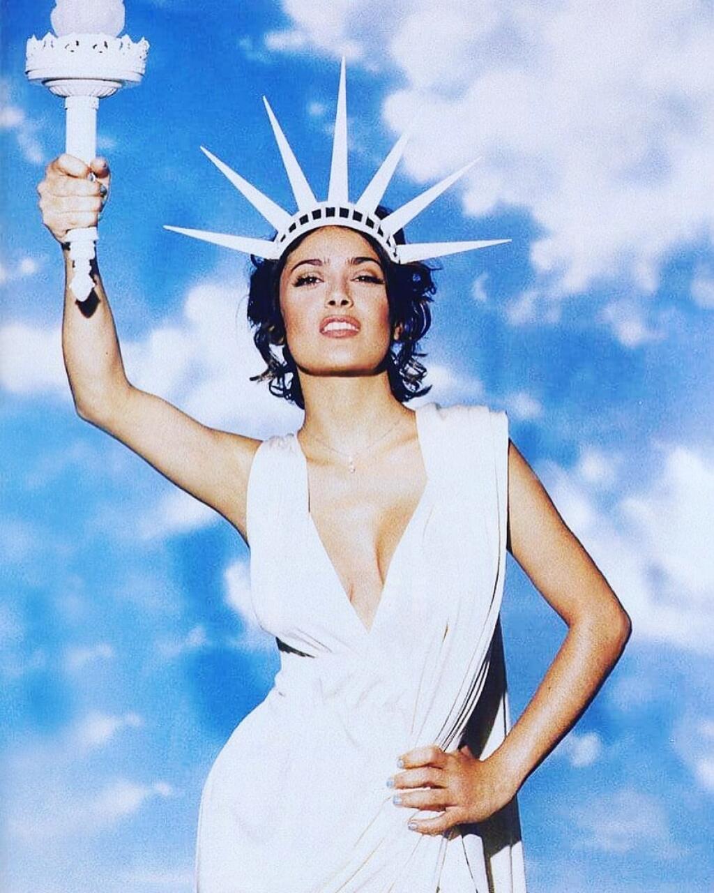 Hollywoodska herečka Salma Hayeková.
