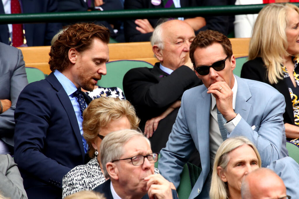 Zápas sledoval pozorne aj herec Benedict Cumberbatch.