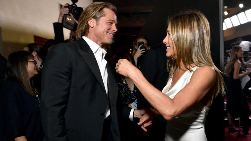 Brad Pitt a Jennifer Aniston.