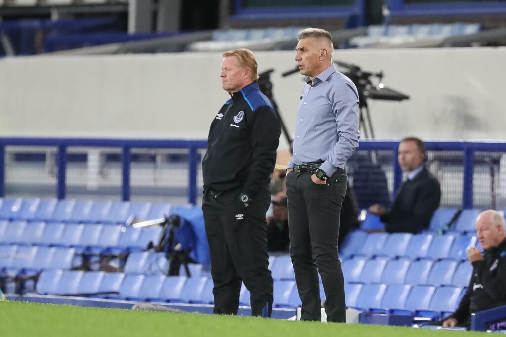 Ronald Koeman v časoch, keď bol trénerom Evertonu v anglickej Premier League