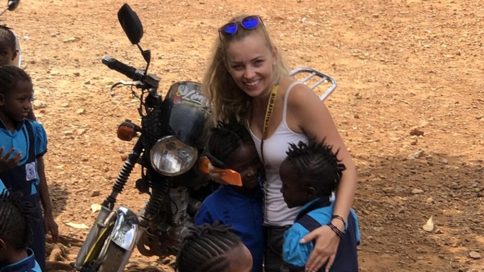 Vranovčanka Katka strávila v Afrike niekoľko týždňov.