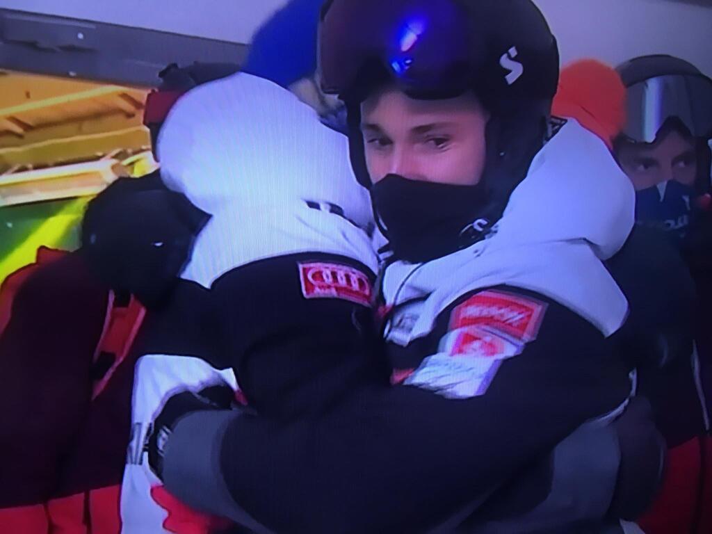 Radosť v tíme Vlhovej bola obrovská.