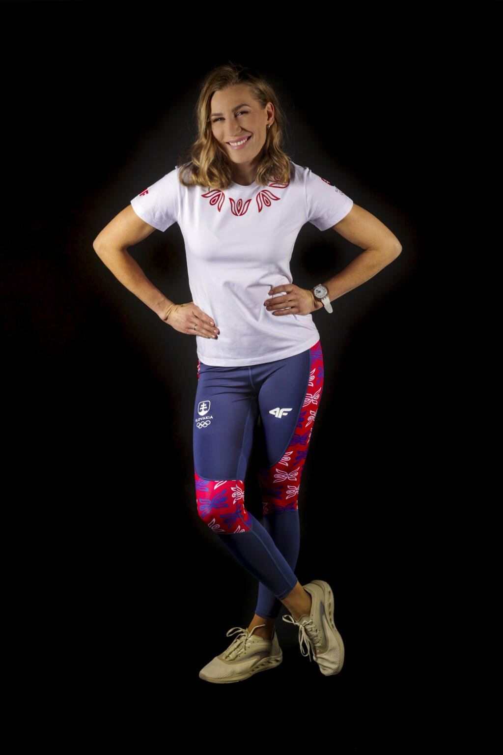 Modelkou sa pre olympijské oblečenie stala aj bývalá olympionička Anastasia Kuzminová.