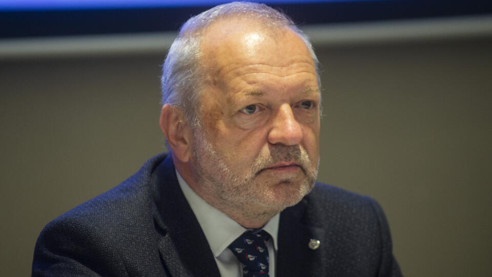 Na snímke štátny tajomník ministerstva školstva, vedy, výskumu a športu (MŠVVŠ) Ivan Husár počas Volebného valného zhromaždenia Slovenského paralympijského výboru (SPV) v Bratislave v nedeľu 19. júna 2022. FOTO TASR - Jakub Kotian