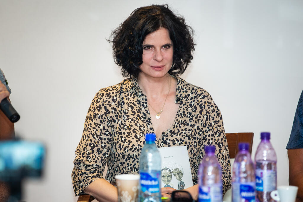 Tlačová konferencia v novej budove SND k predstaveniu novej divadelnej inscenácie. Na snímke Zuzana Fialová.