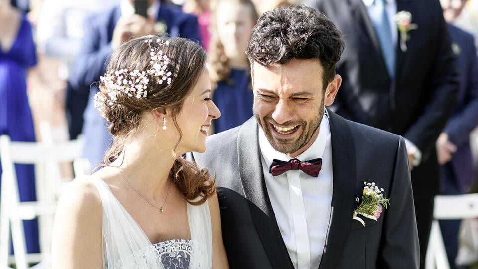 Anička vo svadobný deň vyzerala nádherne romanticky.