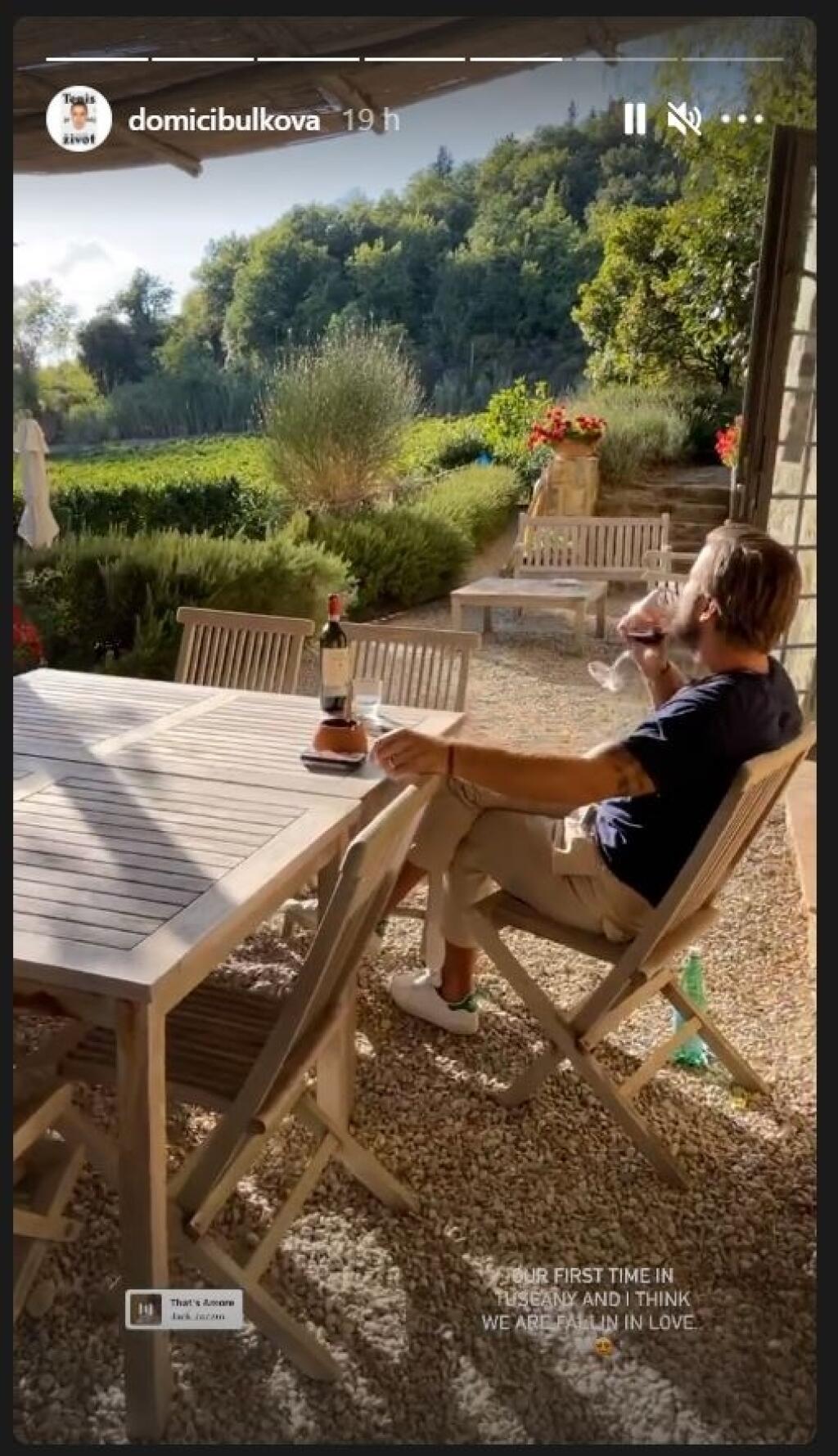 Cibulková od včera zdieľala na instagrame zábery z Toskánska, kde podľa všetkého odletela s rodinkou.