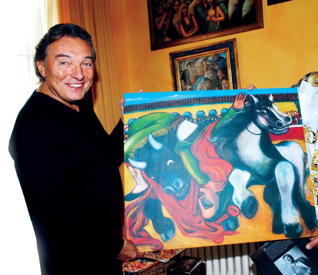 karel Gott, český spevák, obraz s koňmi, Gottov obraz
foto: Michaela Feureislová
uverejnené: Šarm č.29/2007
pôvodný súbor:Kopie - DSC_0298_.eps