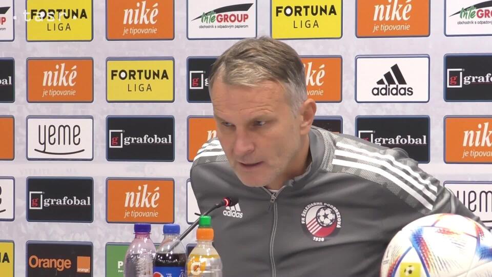 VIDEO Tréner Podbrezovej Skuhravý po prehre 1:3 so Slovanom