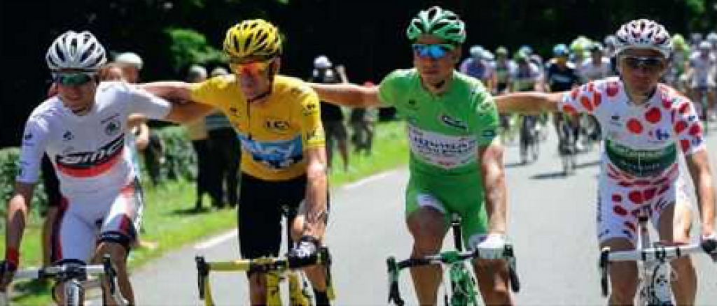 Vzácny záber zo Saganovej prvej cesty na Tour de France.