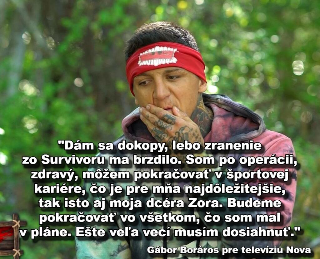 Boráros sa po pár dňoch mlčania rozhodol prehovoriť o údajnej nevere, rozchode s Monikou Jákliovou a o dcérke Zore.