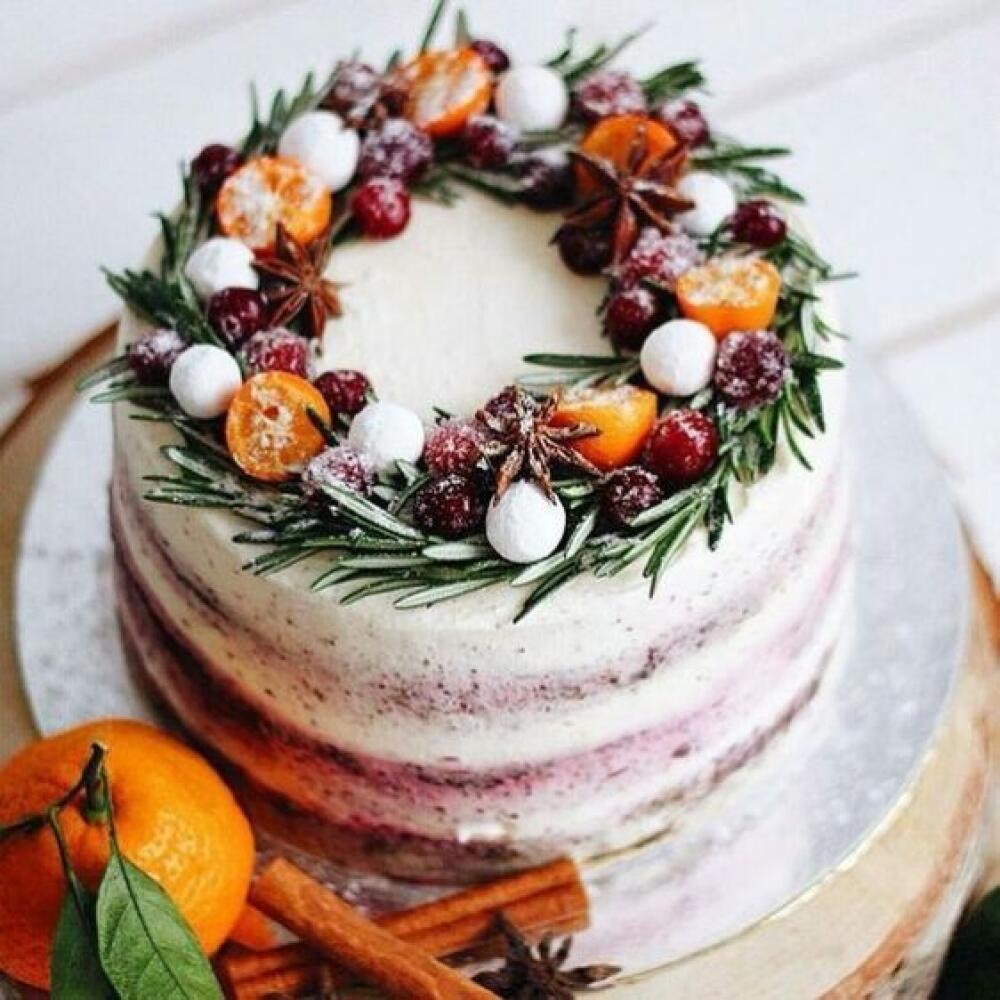 Polonahá vianočná torta.
