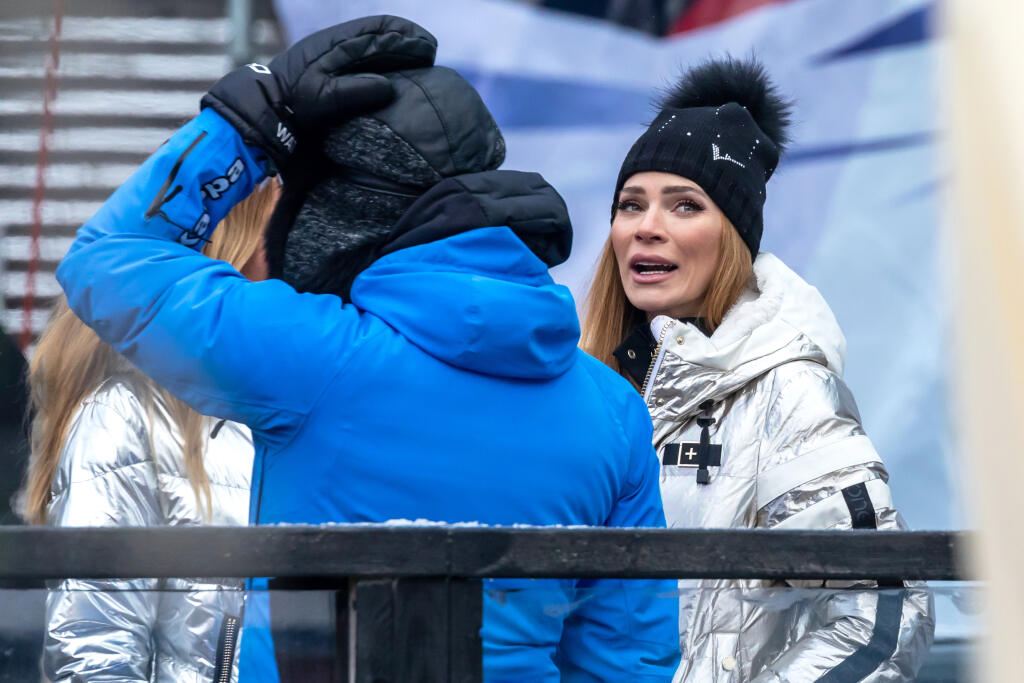 Takto dnes krásna modelka sledovala slalom žien v Špindlerovom Mlyne