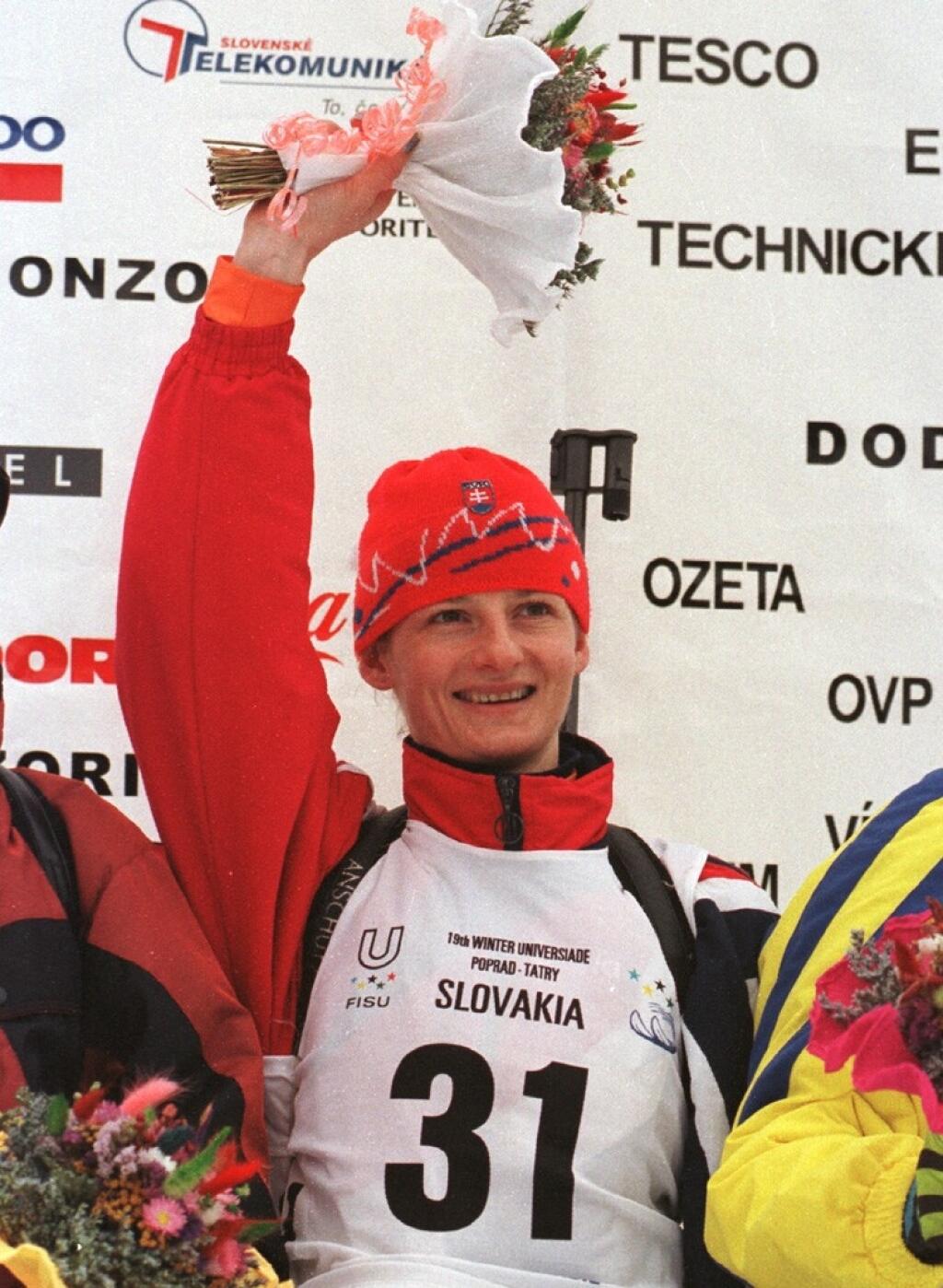 Martina Halinárová patrí medzi najúspešnejšie slovenské biatlonistky. Na fotografii je v roku.
