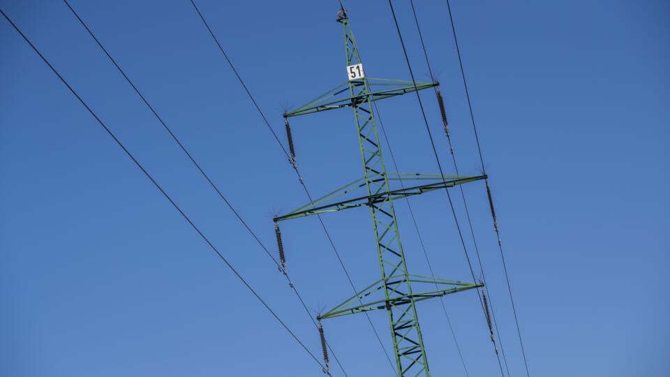 Na snímke údržba ochranných pásiem elektrických vedení cez lesné prieseky (orez stromov a krovitých porastov) v rámci zabezpečenia bezporuchového a spoľahlivého stavu VVN vedenia na území Pečnianského lesa, ktorý patrí do CHÚ (Chránené územie) v Bratislave 9. augusta 2022. FOTO TASR - Jaroslav Novák