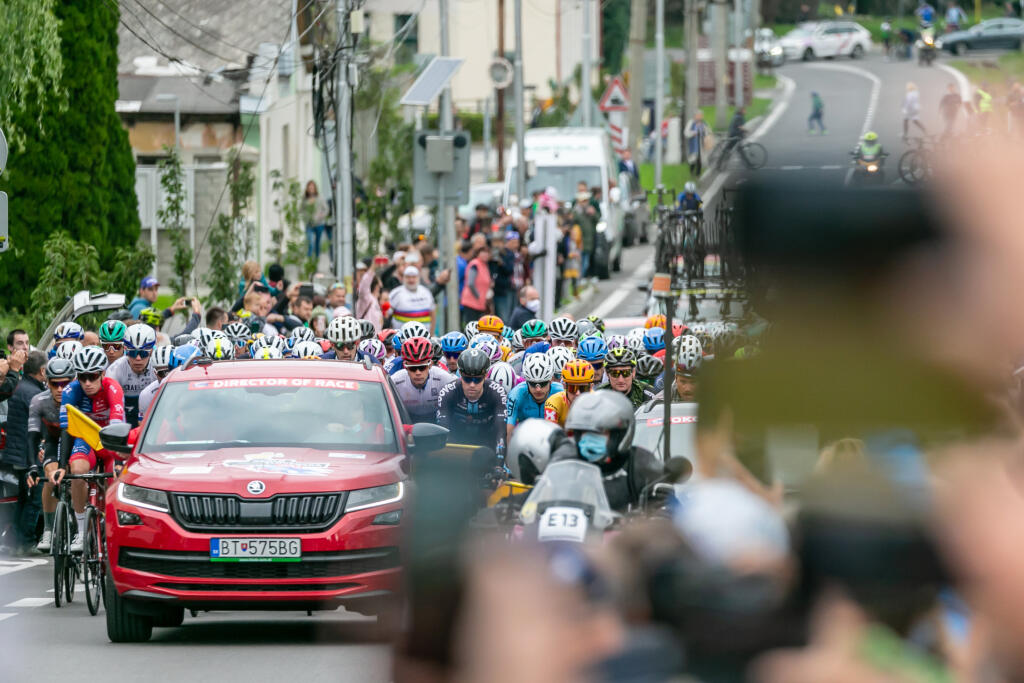 Na snímke je štart štvrtej etapy cyklistických pretekov Okolo Slovenska.