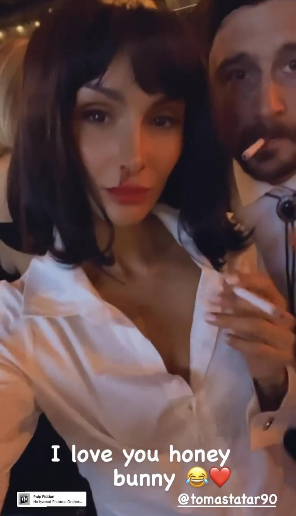 Sexi Veronika žiarila na halloweenskej párty New Jersey Devils.