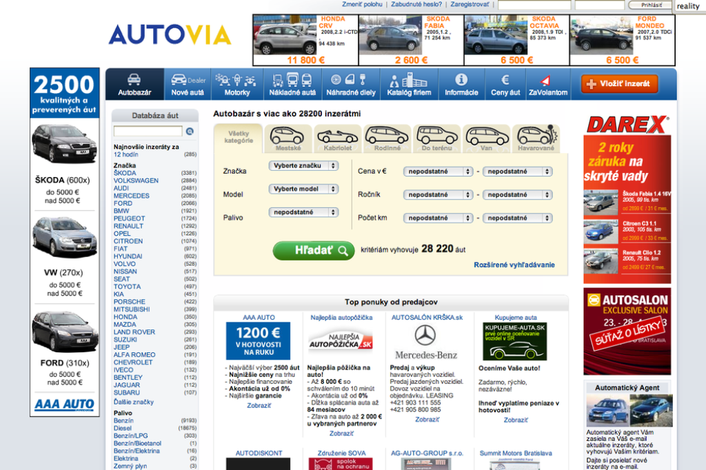 Fínska Alma Media krátko po kúpe predala Autovia.sk Azetu