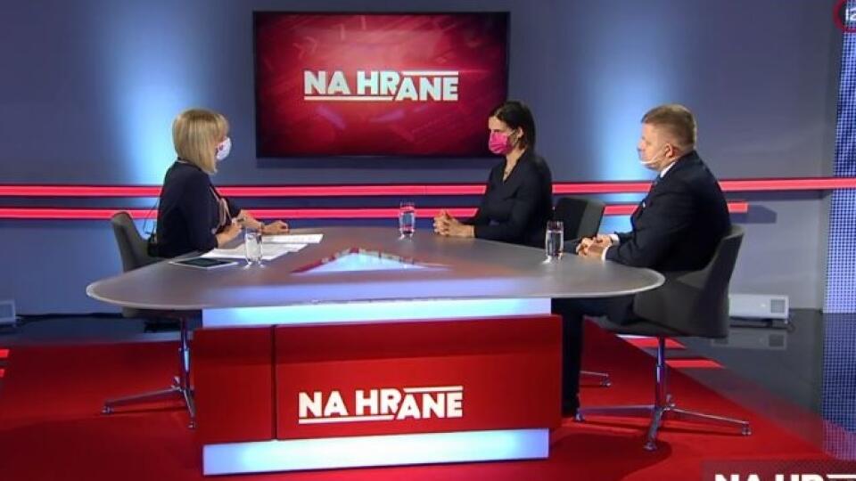 Hosťami relácie bola ministerka spravodlivosti Mária Kolíková a Robert Fico.