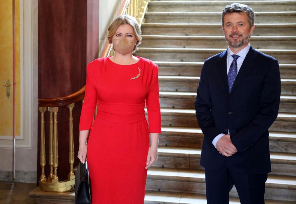 Prezidentka SR Zuzana Čaputová a dánsky korunný princ Frederik