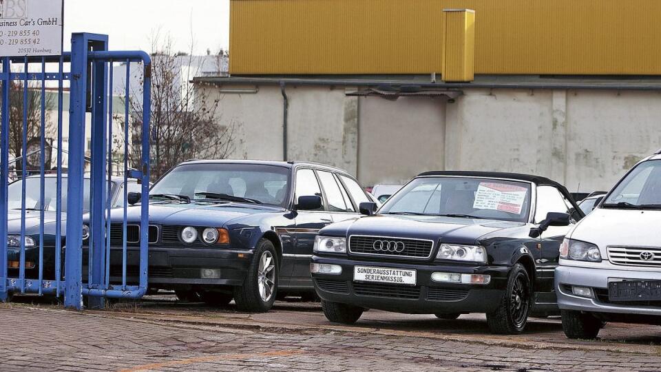 Audi v bazáre.