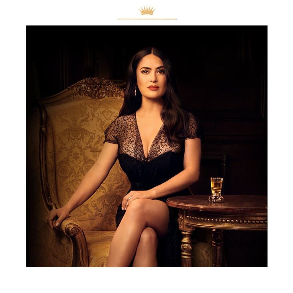 Hollywoodska herečka Salma Hayeková.