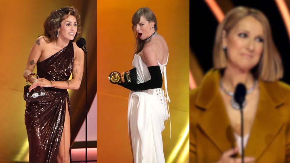 Móda z Grammy: Miley Cyrus za divu, Taylor Swift nesklamala a aha na ťažko chorú Celine Dion