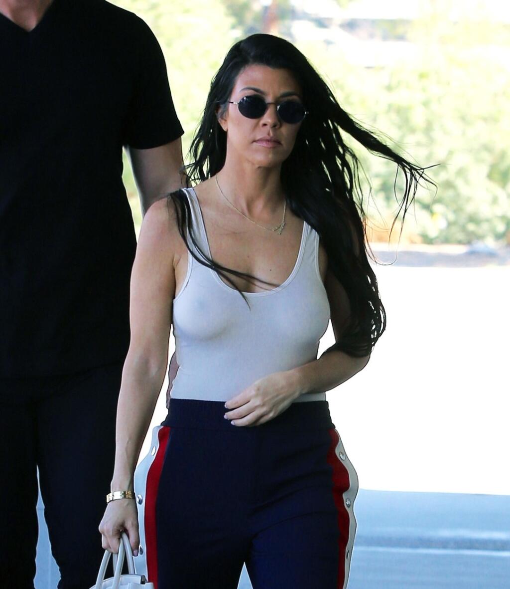 52345946 Kris Jenner, Kendall Jenner, and Kourtney Kardashian arriving to film for the reality show 'Keeping Up With The Kardashians’ in Thousand Oaks, California on March 15, 2017., Image: 325468339, License: Rights-managed, Restrictions: , Model Release: no, Credit line: Profimedia, FameFlynet USA