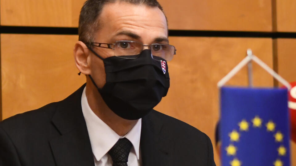 Brífing generálneho prokurátora SR k mimoriadnej udalosti v prešovskej väznici na Krajskej prokuratúre v Prešove dňa 30. decembra 2020. Na snímke generálny prokurátor SR Maroš Žilinka. FOTO TASR – Milan Kapusta