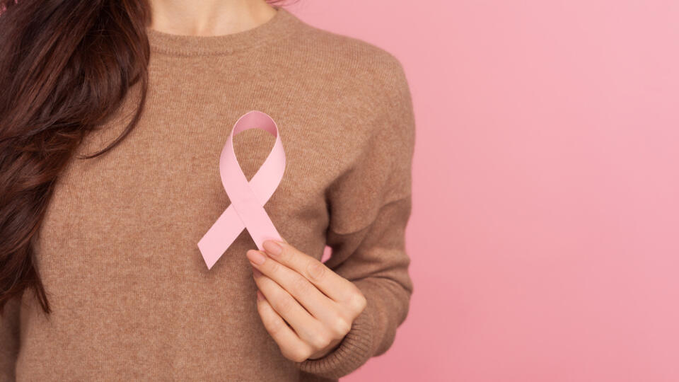 Female,Health,Check,Awareness.,Closeup,Of,Young,Woman,In,Pullover