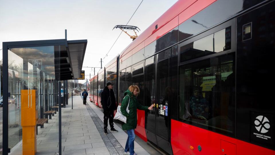 Električka v Bratislave