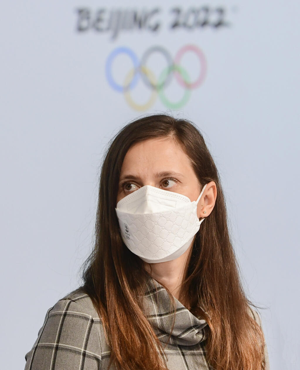 Na snímke viceprezidentka Slovenského olympijského a športového výboru (SOŠV) Danka Barteková počas online 61. Valného zhromaždenia SOŠV.