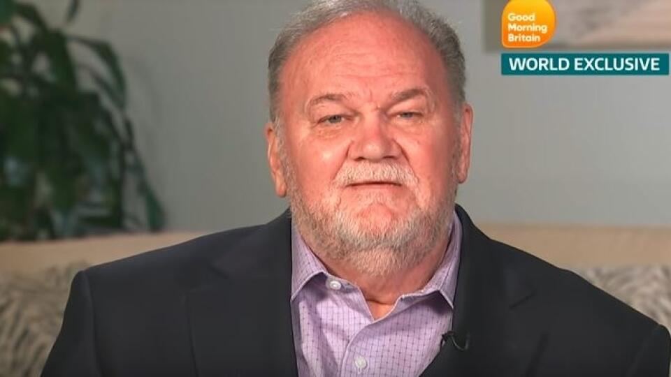 Thomas Markle v relácii Good Morning Britain.