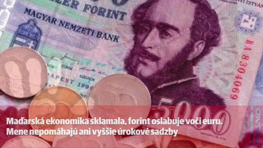 Paradox v Poľsku aj v Maďarsku. Ich meny voči euru klesli aj napriek vyšším úrokovým sadzbám