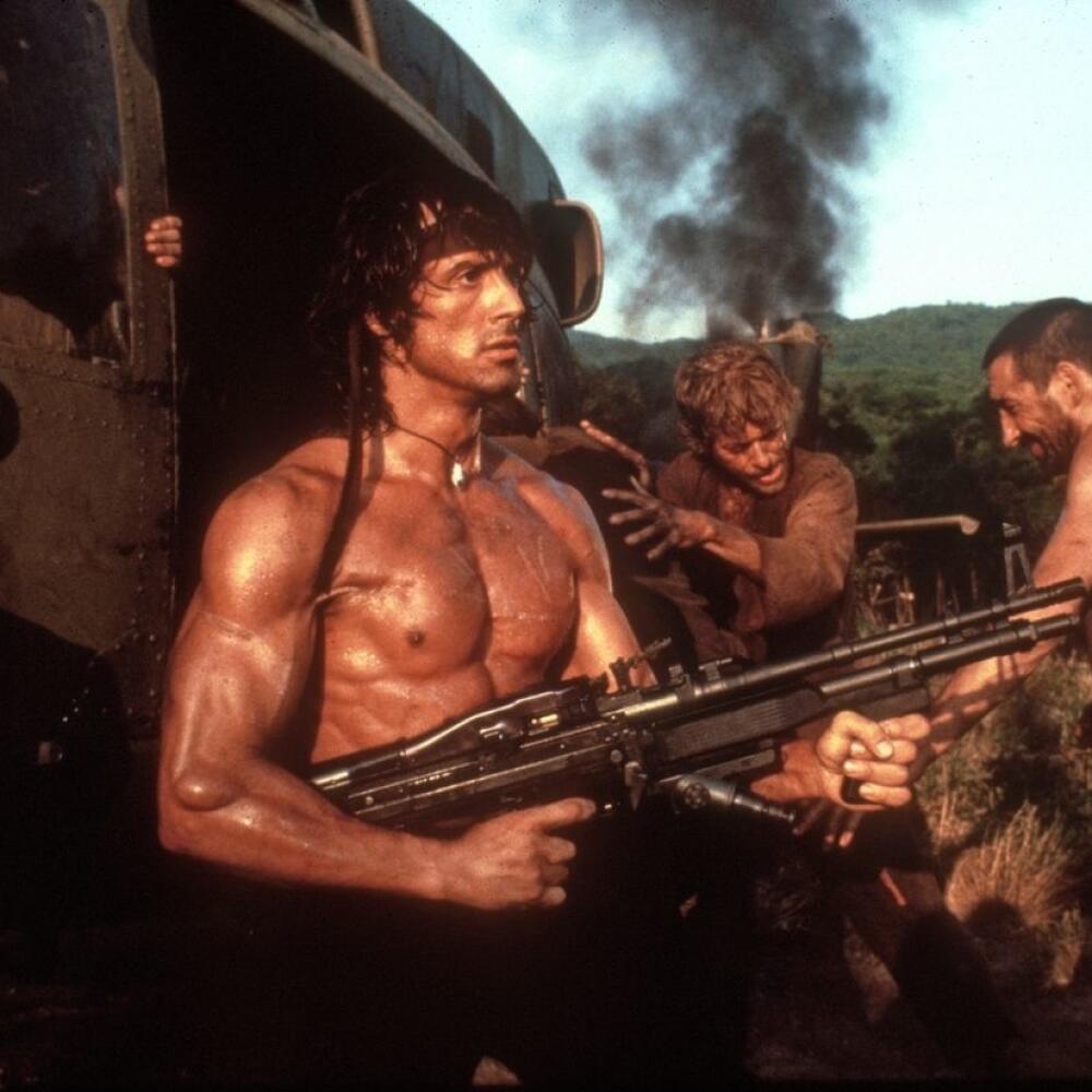 Vojnový veterán John Rambo je jednou z dvoch najväčších rolí Sylvestra Stalloneho.