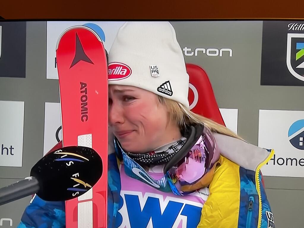 Dojatá Shiffrinová nevedela ani rozprávať.