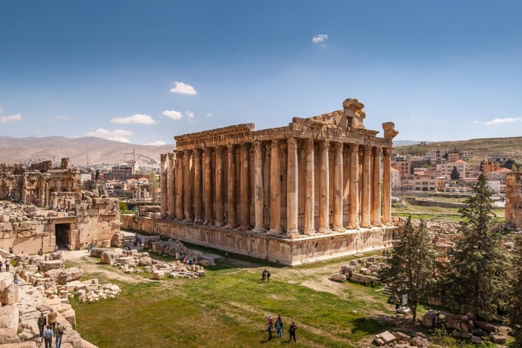 Baalbek, Lebanon, March, 28, 2010, Temple of Bacchus, Baalbek, Lebanon