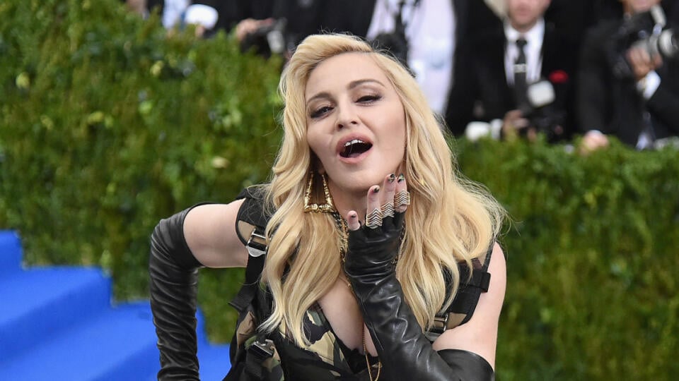 NEW YORK, NY - MAY 01: Madonna attends the "Rei Kawakubo/Comme des Garcons: Art Of The In-Between" Costume Institute Gala at Metropolitan Museum of Art on May 1, 2017 in New York City. (Photo by Mike Coppola/Getty Images for People.com)