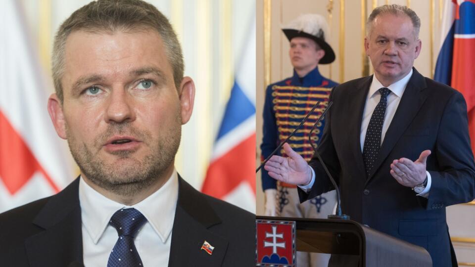 Prezident Andrej Kiska aj premiér Peter Pellegrini.