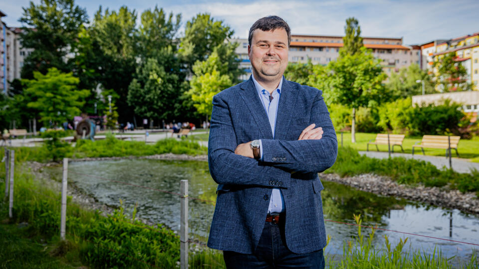 Na snímke Peter Helexa, výkonný riaditeľ a predseda Inštitútu stredoeurópskych štúdií IstroAnalytica.