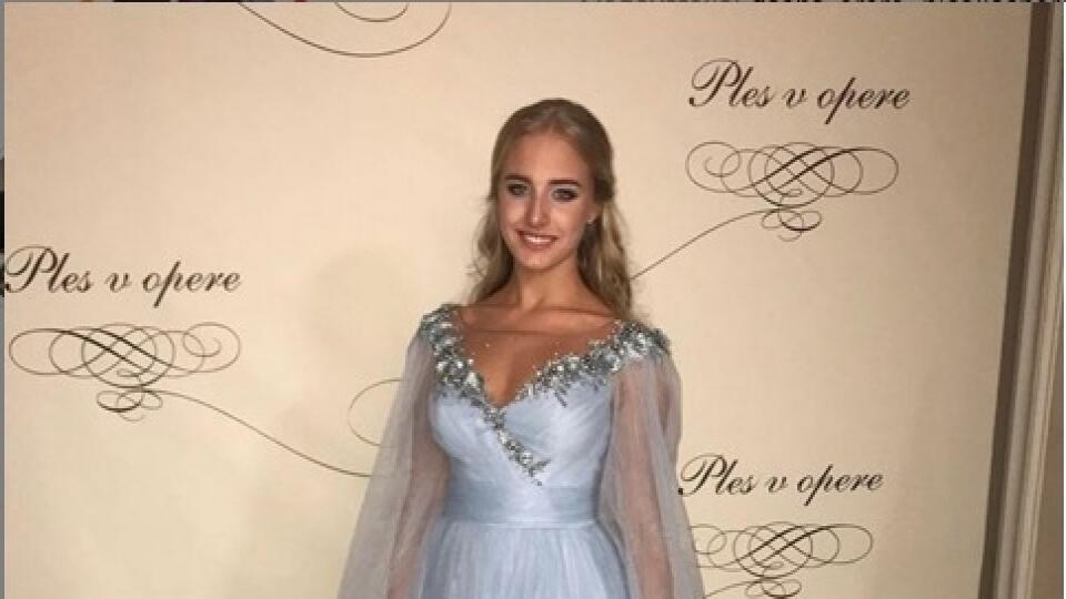 Dcéra Borisa Kollára Alexandra Horňáková je krásna mladá slečna. 