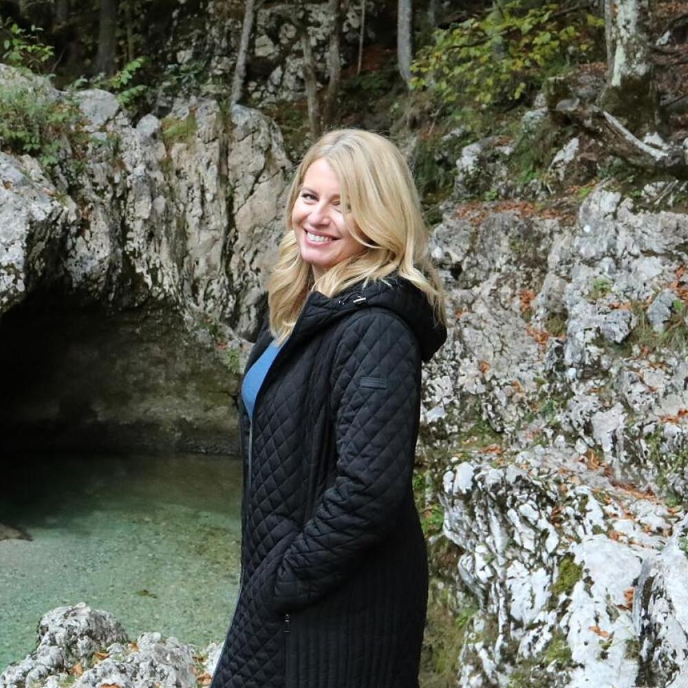 Zuzana Čaputová túto jeseň zamierila do chránených parkov v Slovinsku.