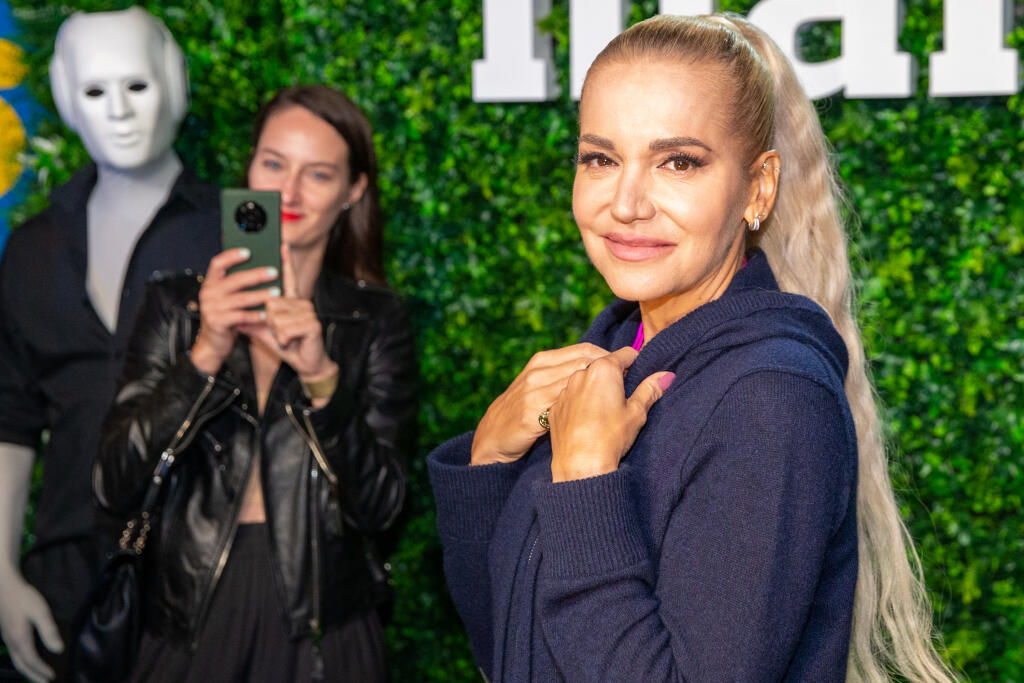 Na snímke je Dara Rolins na jednej z media party.