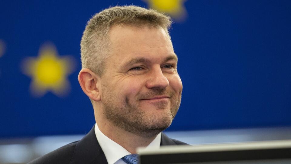 Na snímke predseda vlády SR Peter Pellegrini  počas rokovania Európskeho parlamentu (EP) za účasti predsedu vlády SR Petra Pellegriniho v Štrasburgu 12. marca 2019. FOTO TASR – Jakub Kotian 