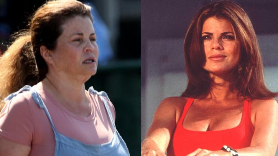 Yasmine Bleeth dnes a keď žiarila v seriáli Baywatch.