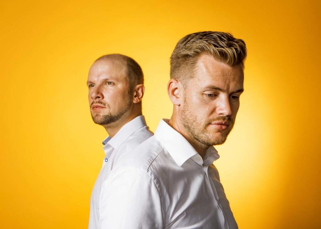 Matej Lisý (vpredu) a Juraj Volentics