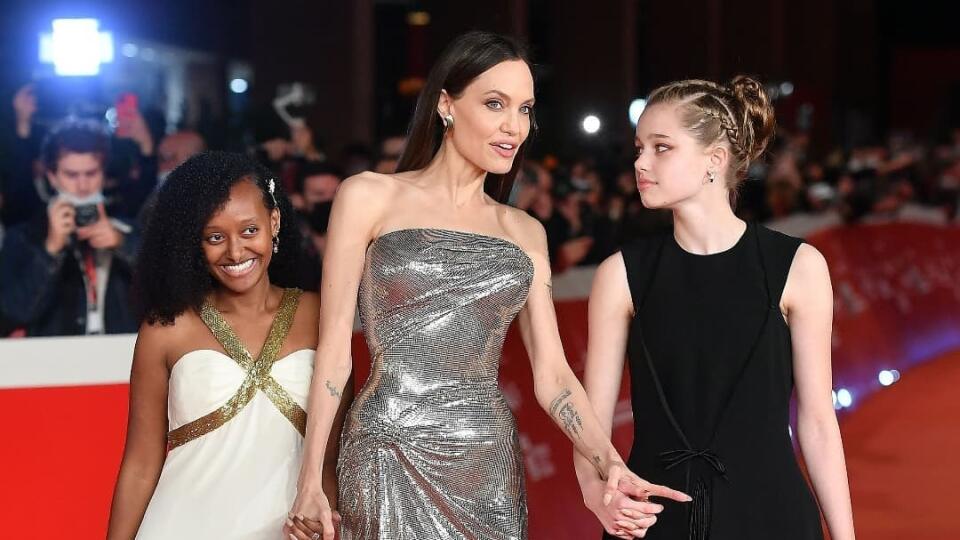 Angelina Jolie vzala dcéru Shiloh na koncert Maneskinu