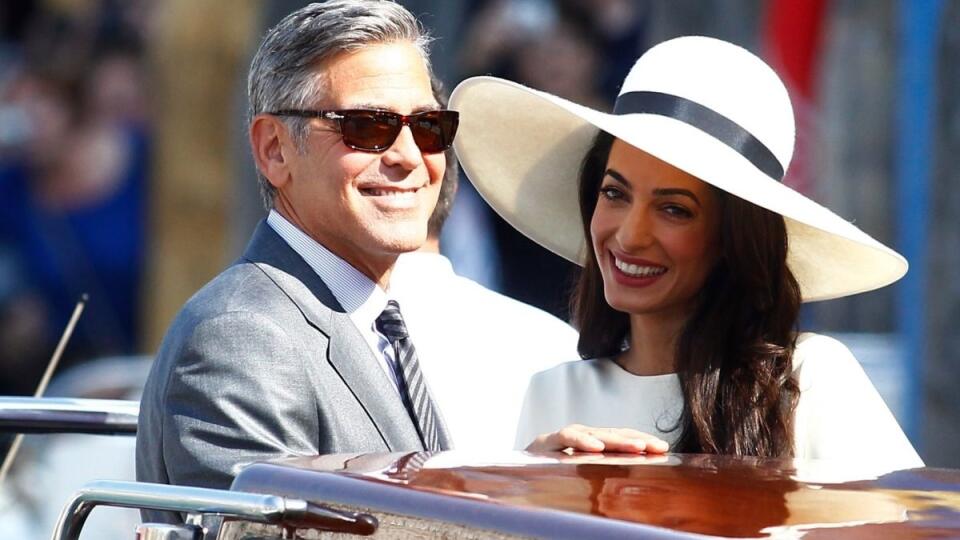 Manželia George Clooney a Amal Clooney.