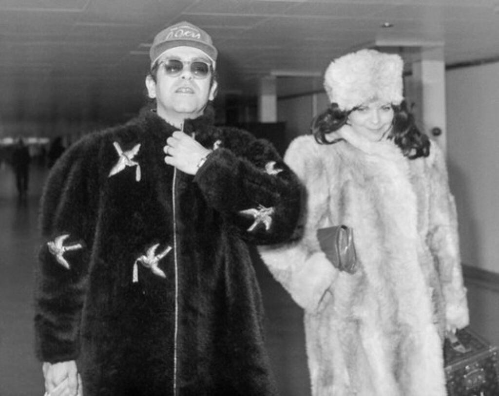 Elton John a Renate Blauelová