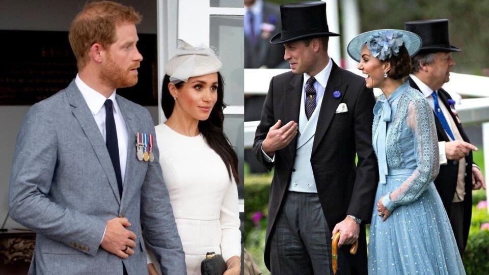 Princ Harry, vojvodkyňa Meghan, princ William, vojvodkyňa Kate